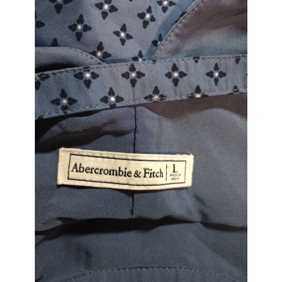 Ladies Large Blue Diamond Pattern Casual Dress Short Sleeve Mini‎ Dress - Picture 5 of 7